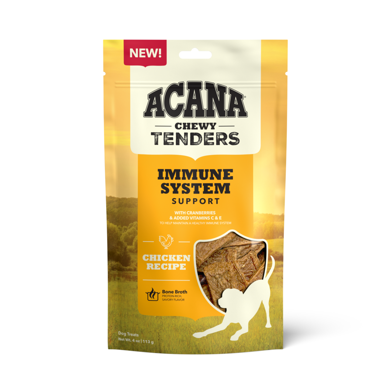 Champion Pet Foods Acana D GF Chewy Tenders Immune Support Chicken 4 oz