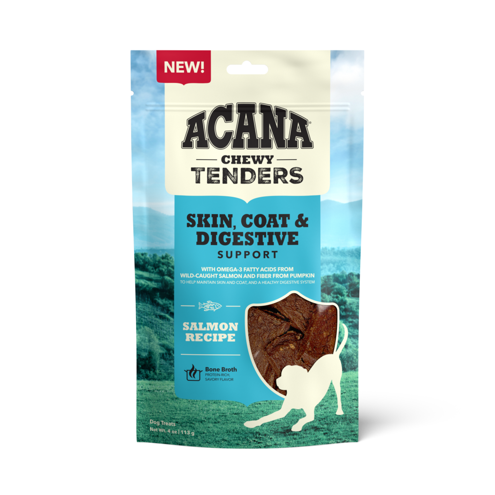 Champion Pet Foods Acana D Chewy Tenders Skin & Coat Support Salmon 4 oz