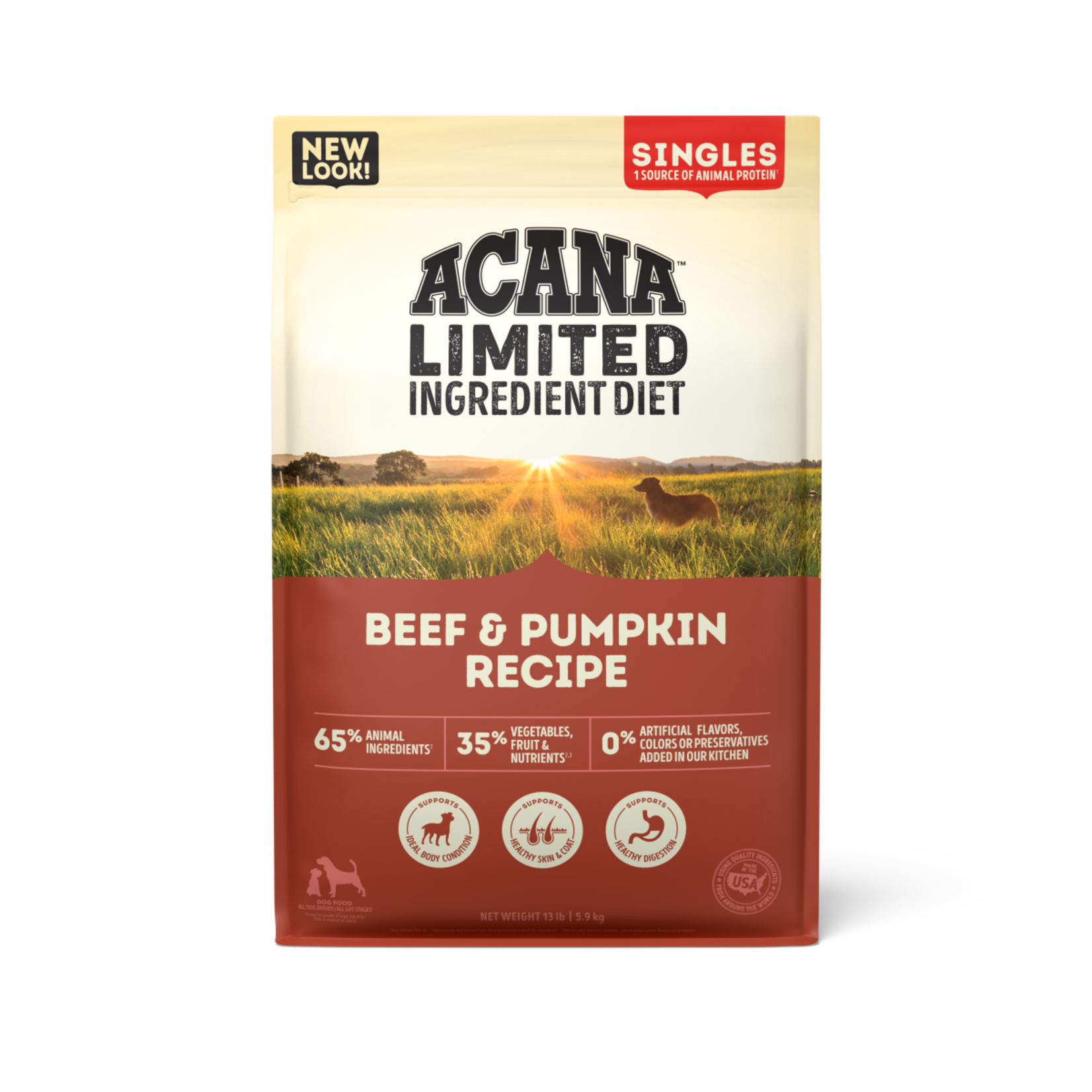 Champion Pet Foods Acana Dog GF Singles Beef & Pumpkin 13#