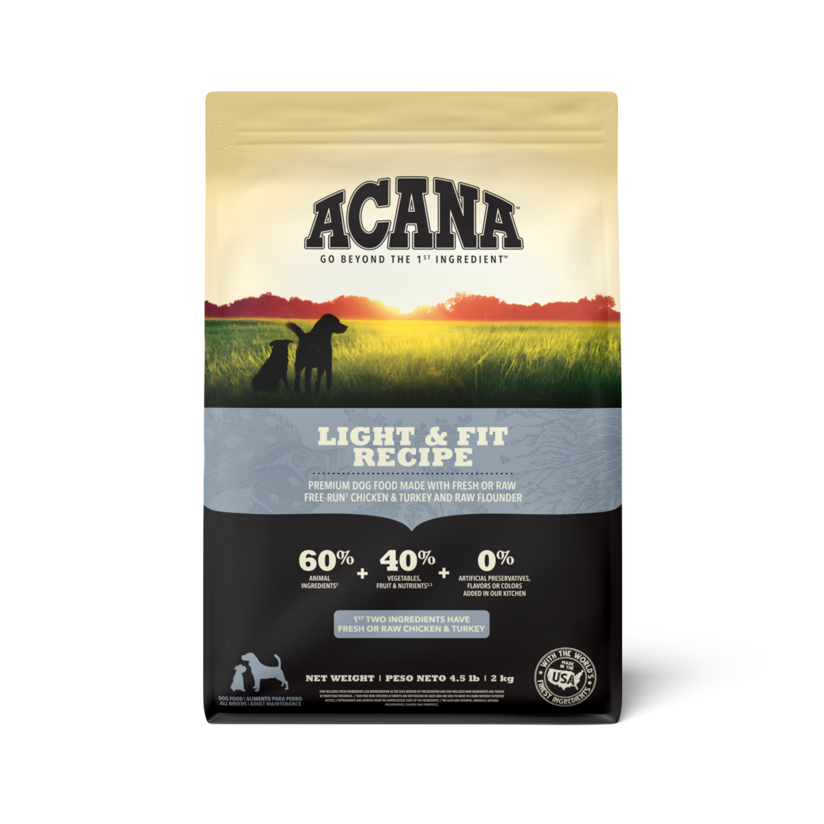 Champion Pet Foods Acana Dog GF Light & Fit Recipe 4.5#