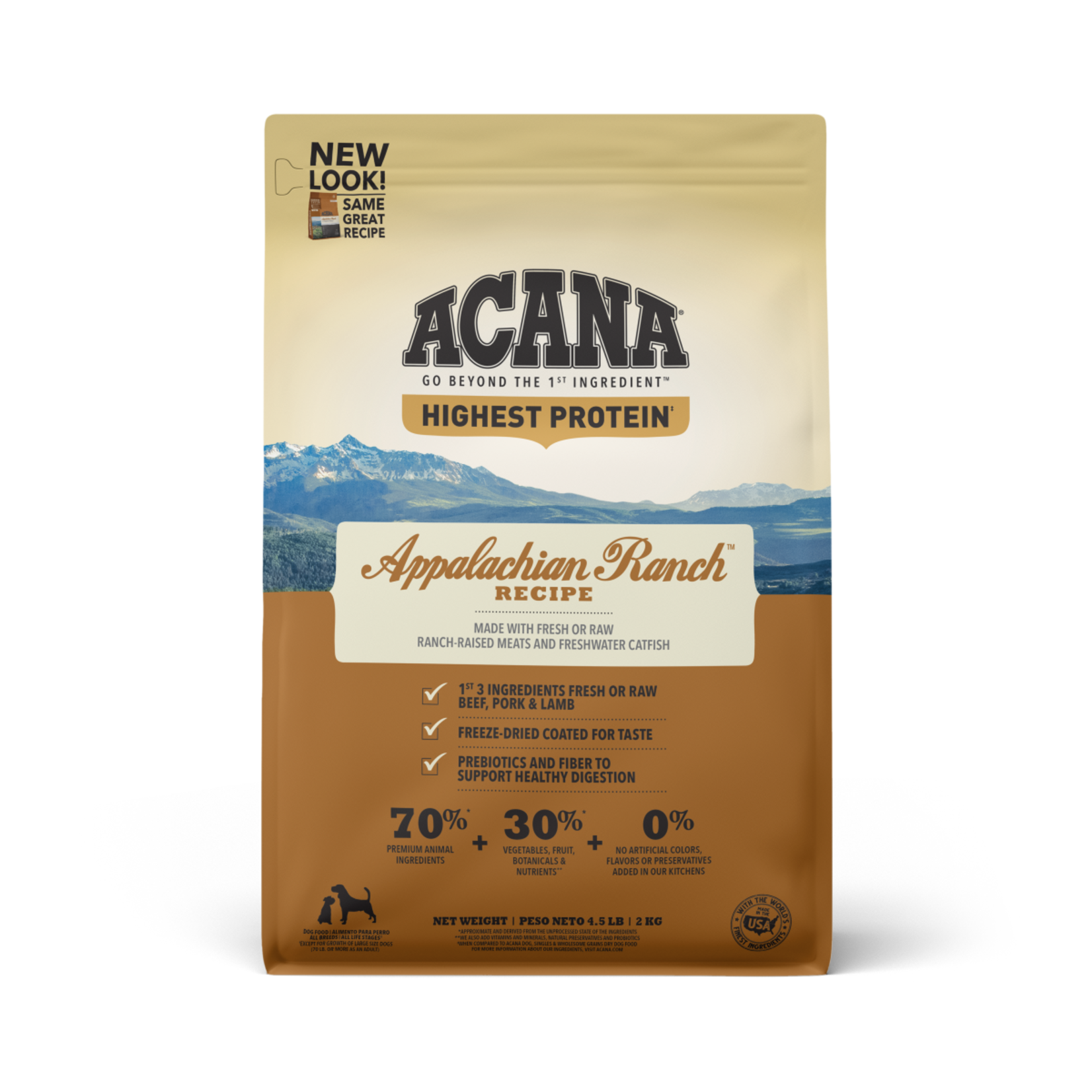 Champion Pet Foods Acana Dog GF Appalachian Ranch Recipe 4.5#