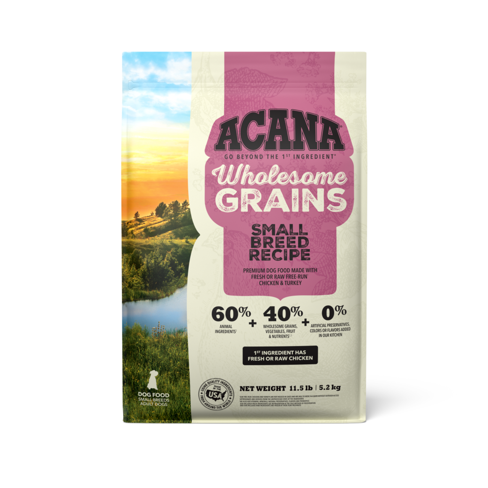 Champion Pet Foods Acana Dog Wholesome Grains Small Breed Recipe 11.5#
