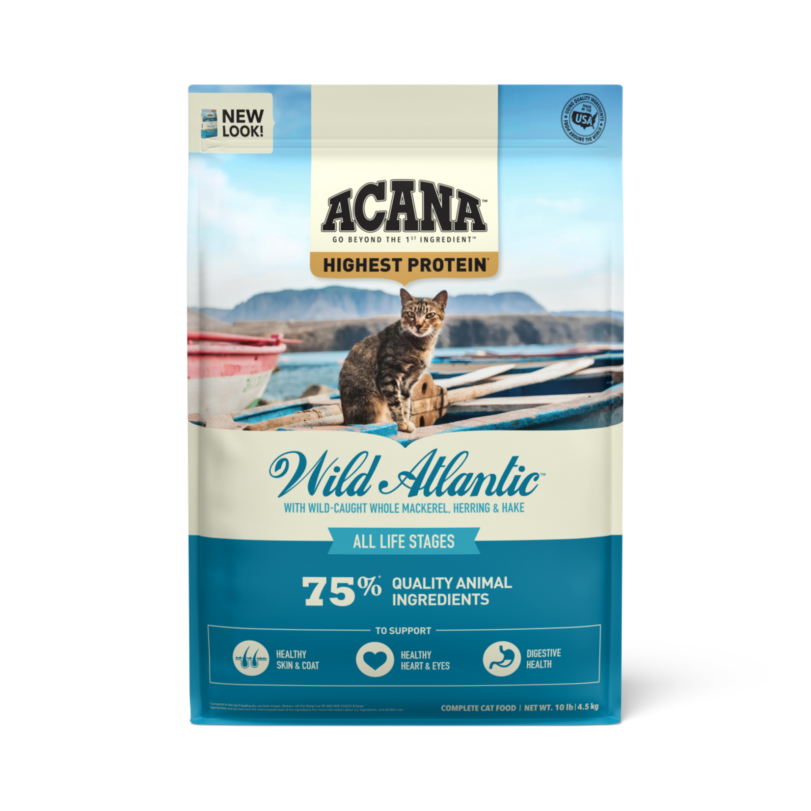Champion Pet Foods Acana Cat GF Highest Protein Wild Atlantic 10#