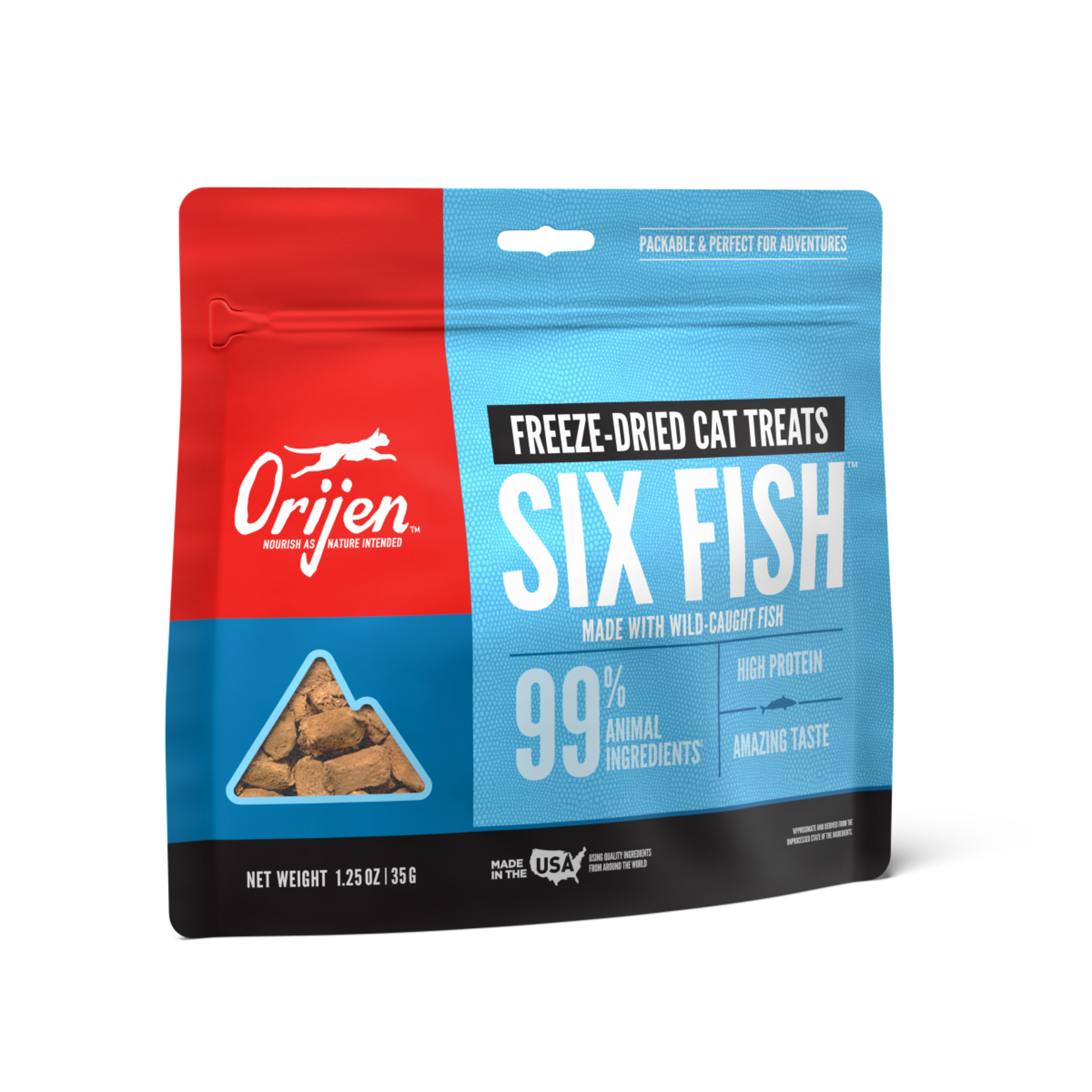Champion Pet Foods Orijen Cat Freeze-dried Six Fish Treat 1.25 OZ