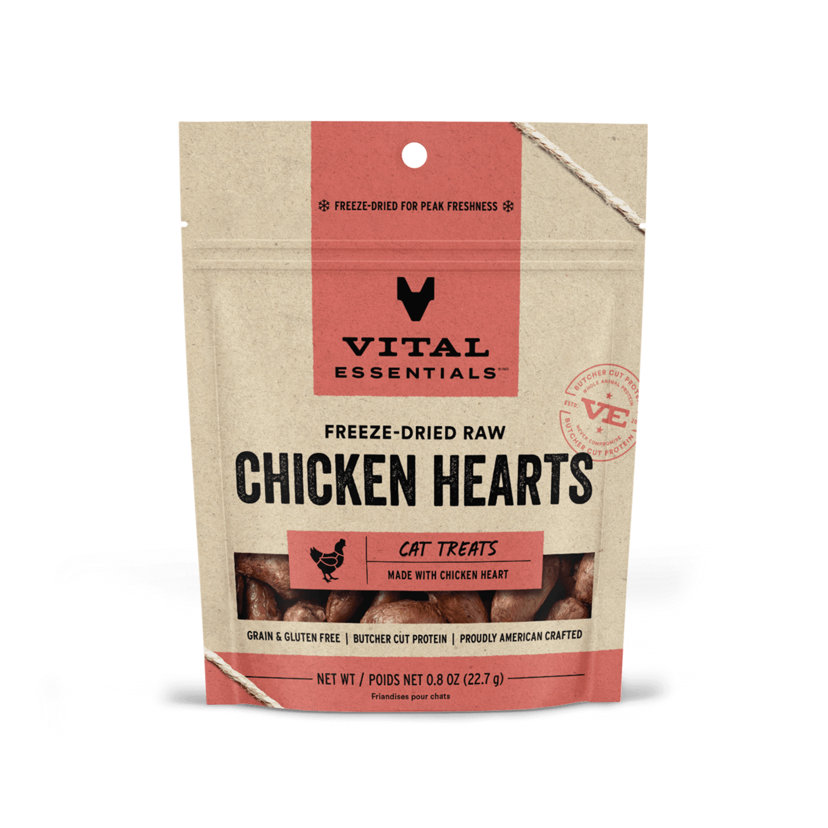 Vital Essentials Vital Essentials Cat Freeze-Dried Chicken Heart Treat