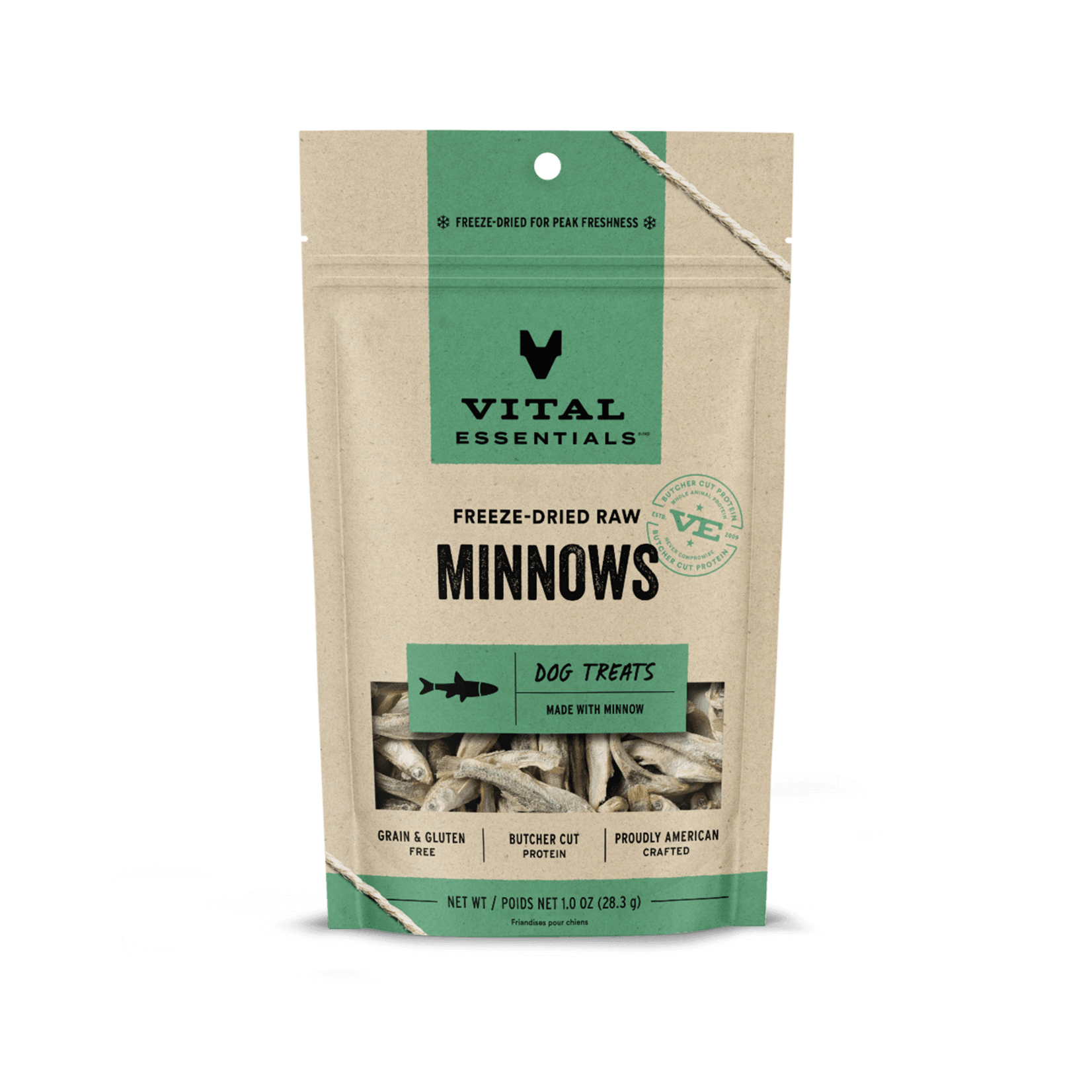 Vital Essentials Vital Essentials Dog Freeze-dried Minnows 1 OZ