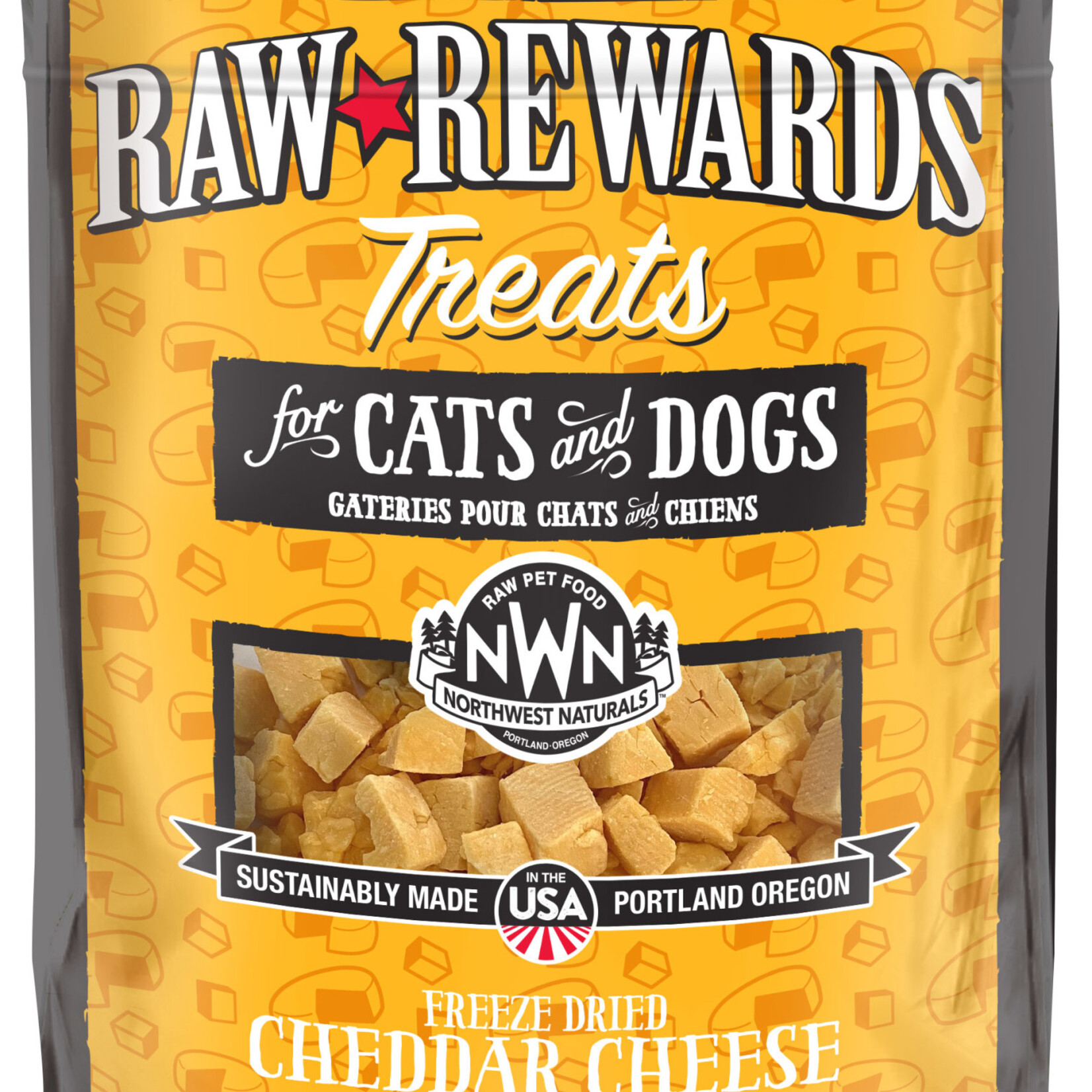 Northwest Naturals NWN Raw Rewards FD Cheddar Cheese Treats 6OZ