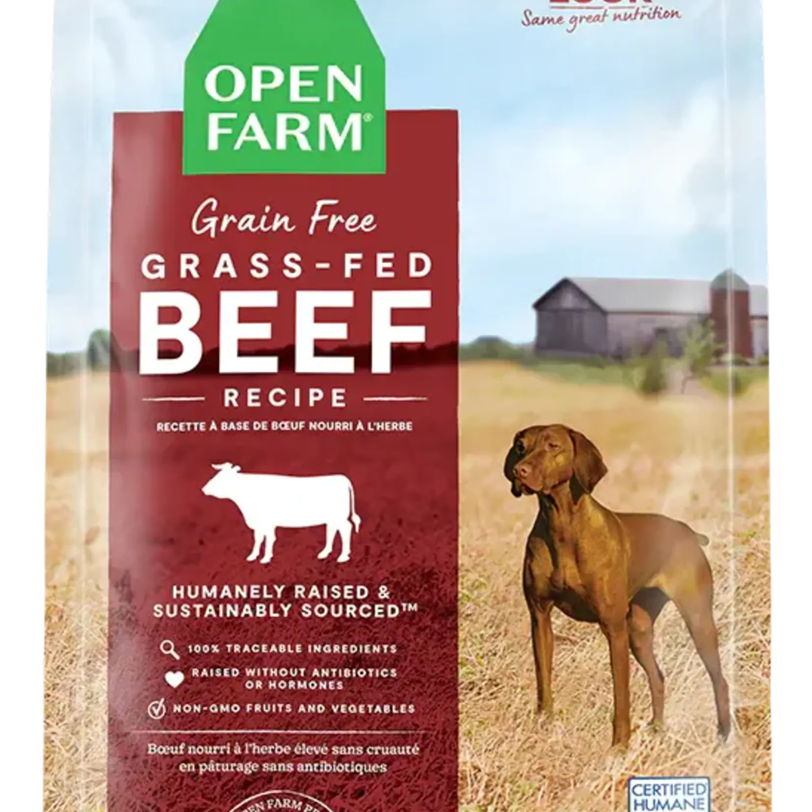 Open Farm Open Farm Dog GF Grass Fed Beef 11#