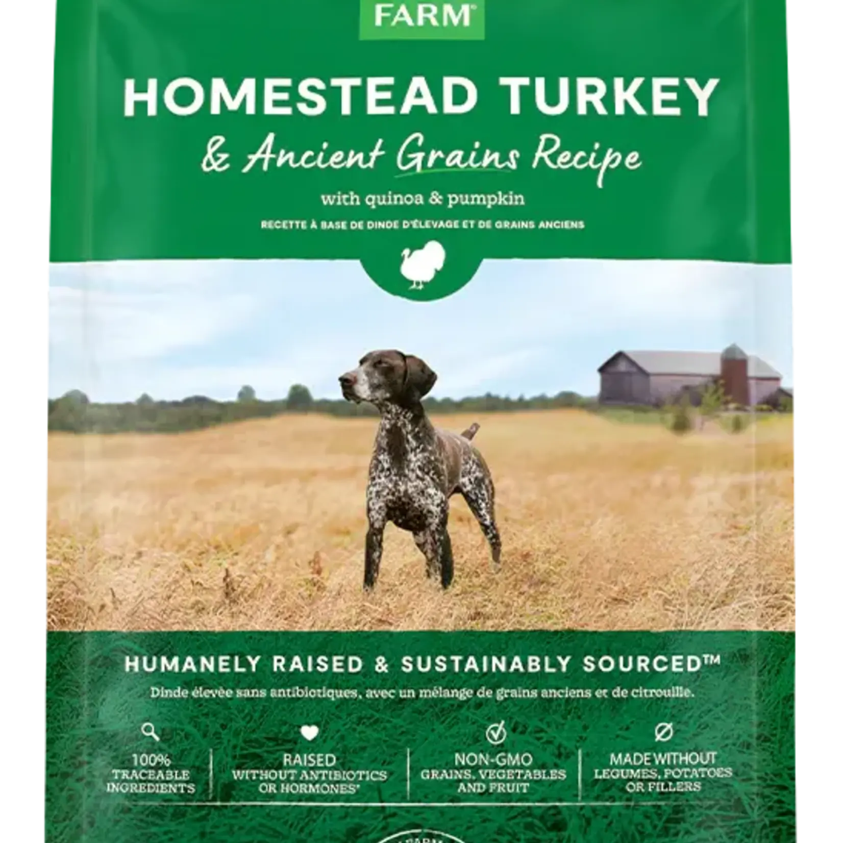 Open Farm Open Farm Dog Homestead Turkey & Ancient Grains 11#