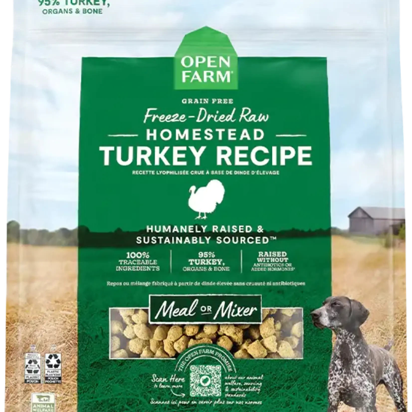 Open Farm Open Farm Dog Freeze-dried Homestead Turkey 13.5 OZ
