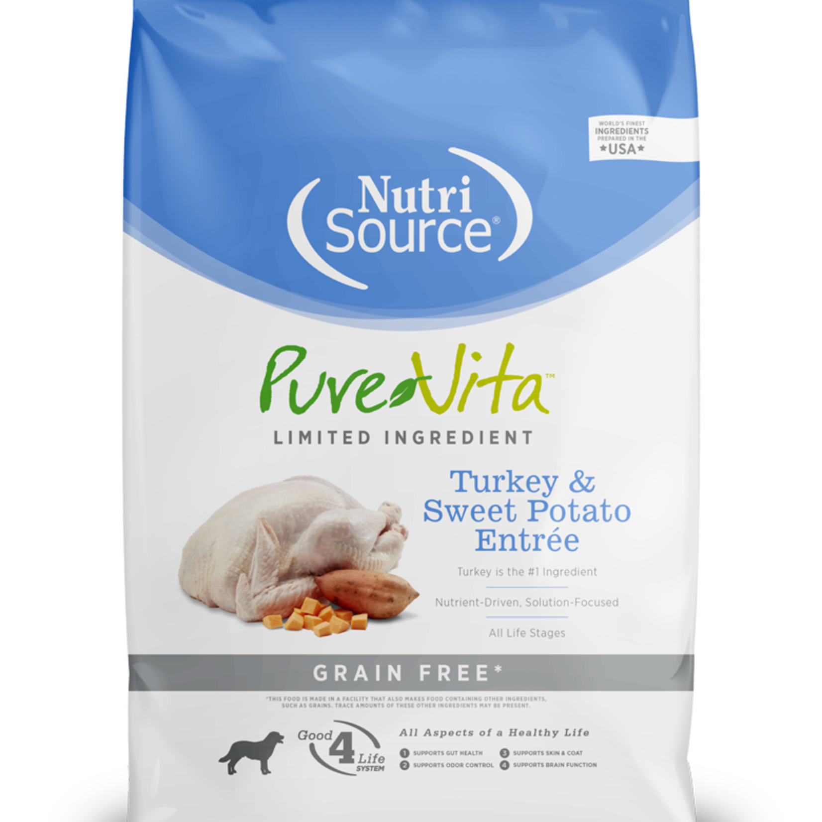 PureVita Pure Vita Dog  GF Turkey & Sweet Potato 5#