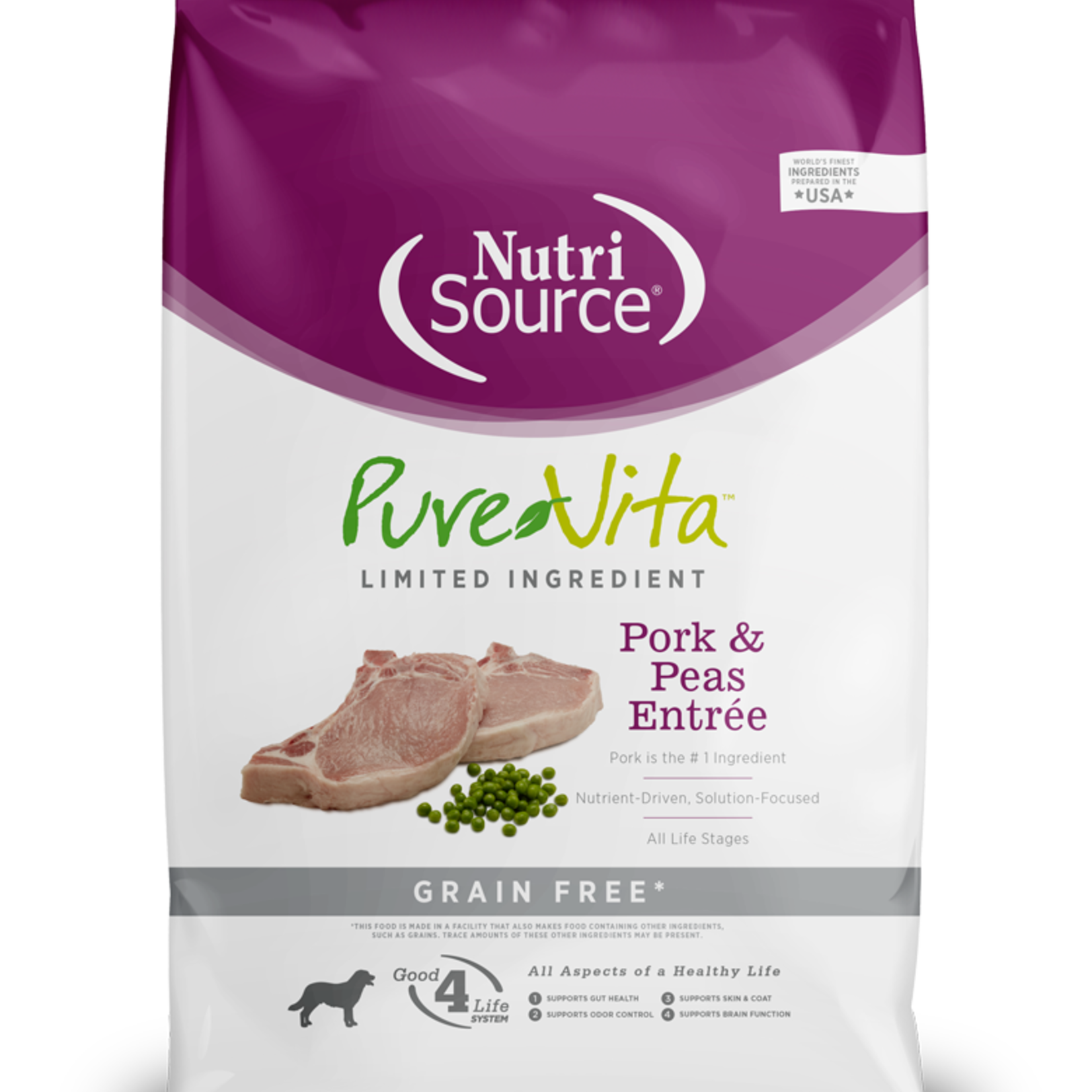 PureVita Pure Vita Dog GF Pork & Peas 15#