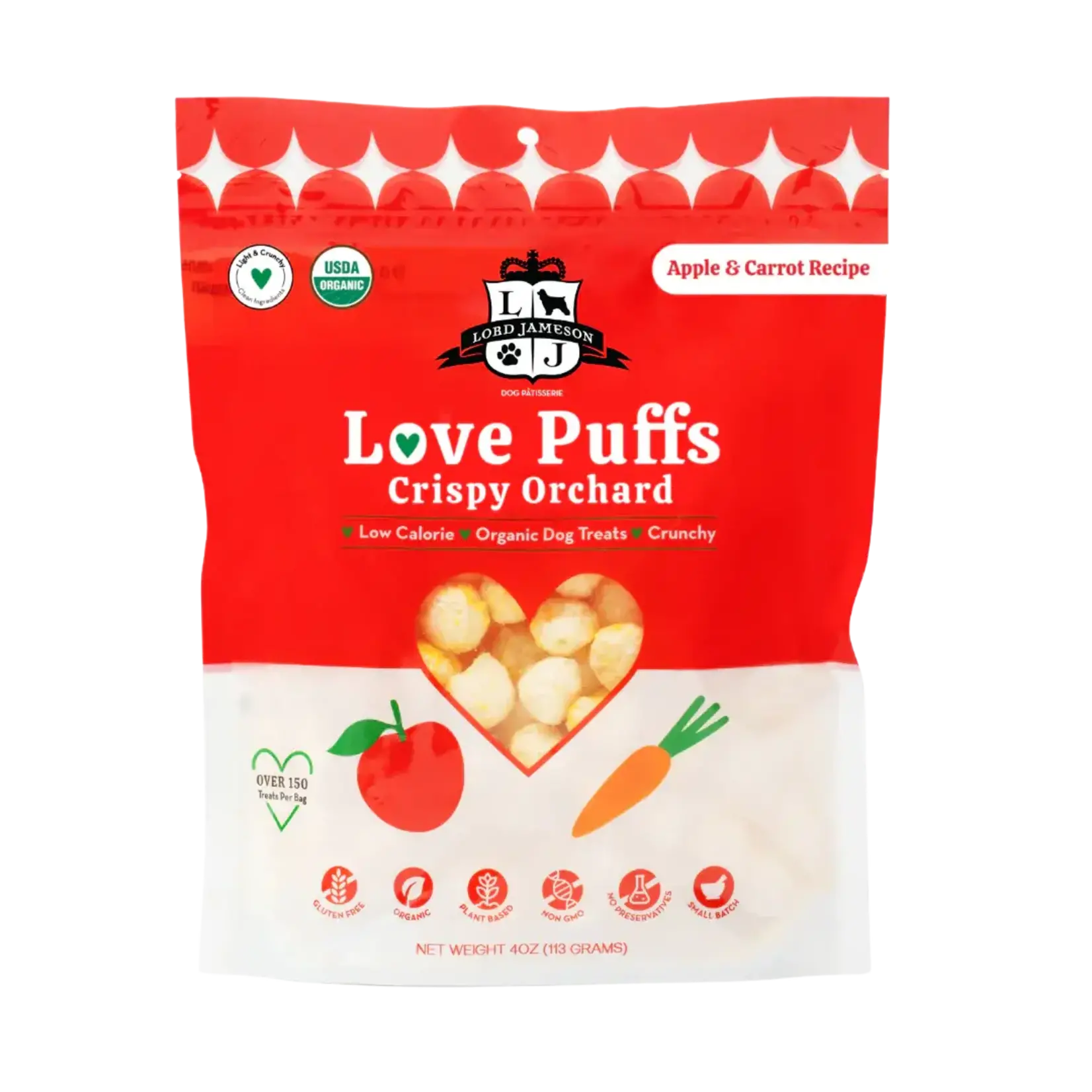 Lord Jameson Lord Jameson D Love Puffs Crispy Orchard 4 oz