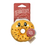 Territory Pet Territory Plush Hide-and-Treat Dog Toy Bagel