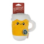 Territory Pet Territory Plush Squeaker Toy Beer