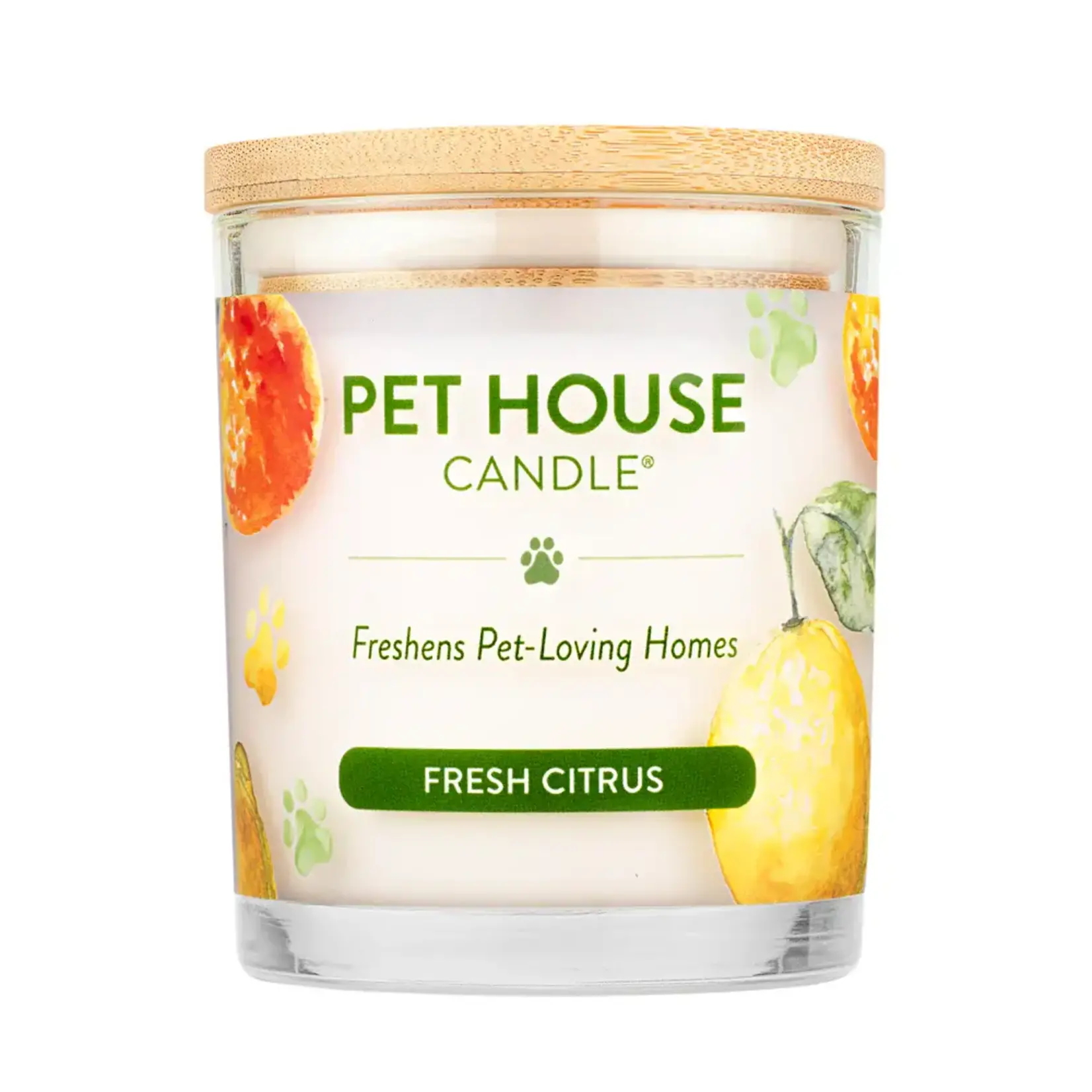 Pet House by One Fur All Pets Pet House Fresh Citrus Candle 8.5 OZ