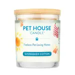 Pet House by One Fur All Pets Pet House Sunwashed Cotton Candle 8.5 OZ