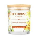 Pet House by One Fur All Pets Pet House Vanilla Sandalwood Candle 8.5 OZ