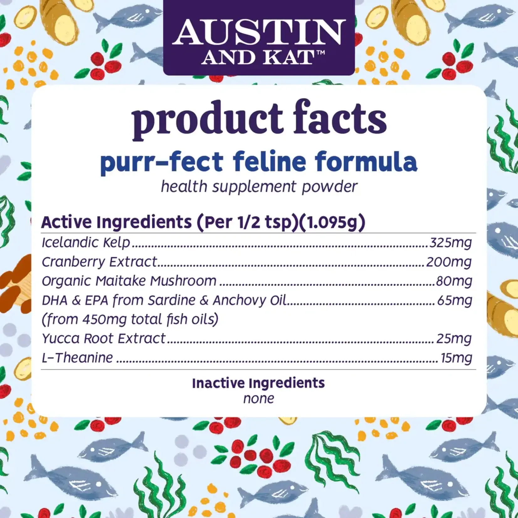 Austin and Kat Austin & Kat Purrfect Feline Formula Health Supplement Powder