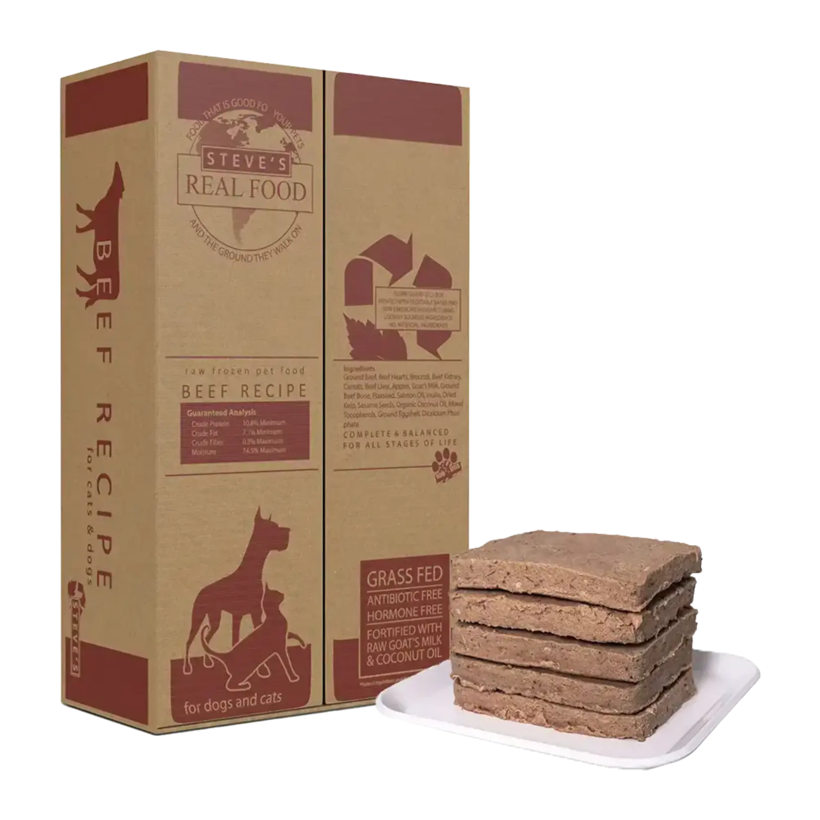 Steve's Real Food Steves Frozen Beef Patties 13.5#