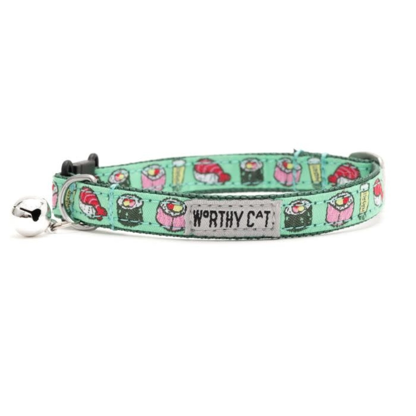 Worthy Dog Worthy Cat Collar Sushi Green