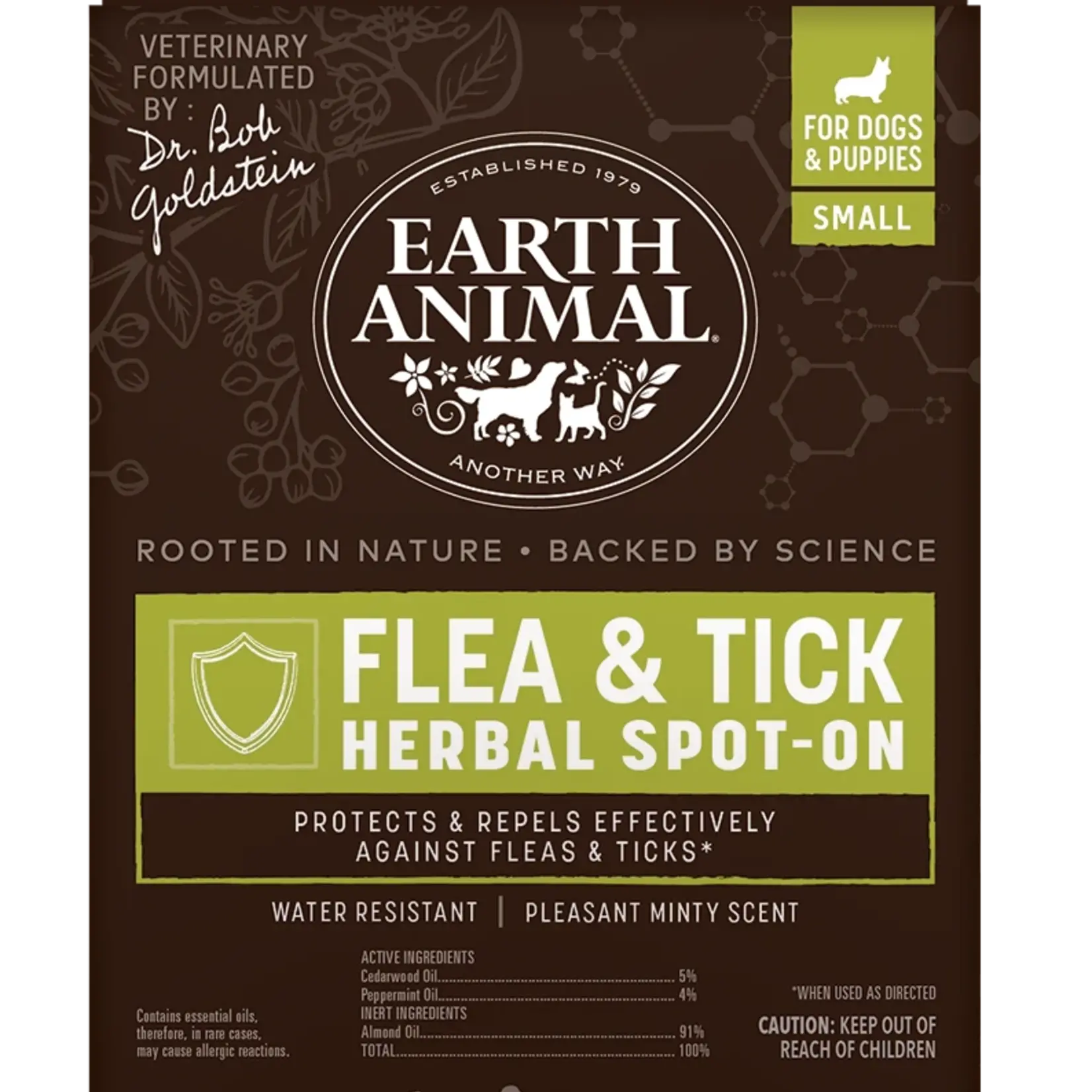 Earth Animal Earth Animal Flea & Tick Herbal Spot-On Small Dogs & Puppies