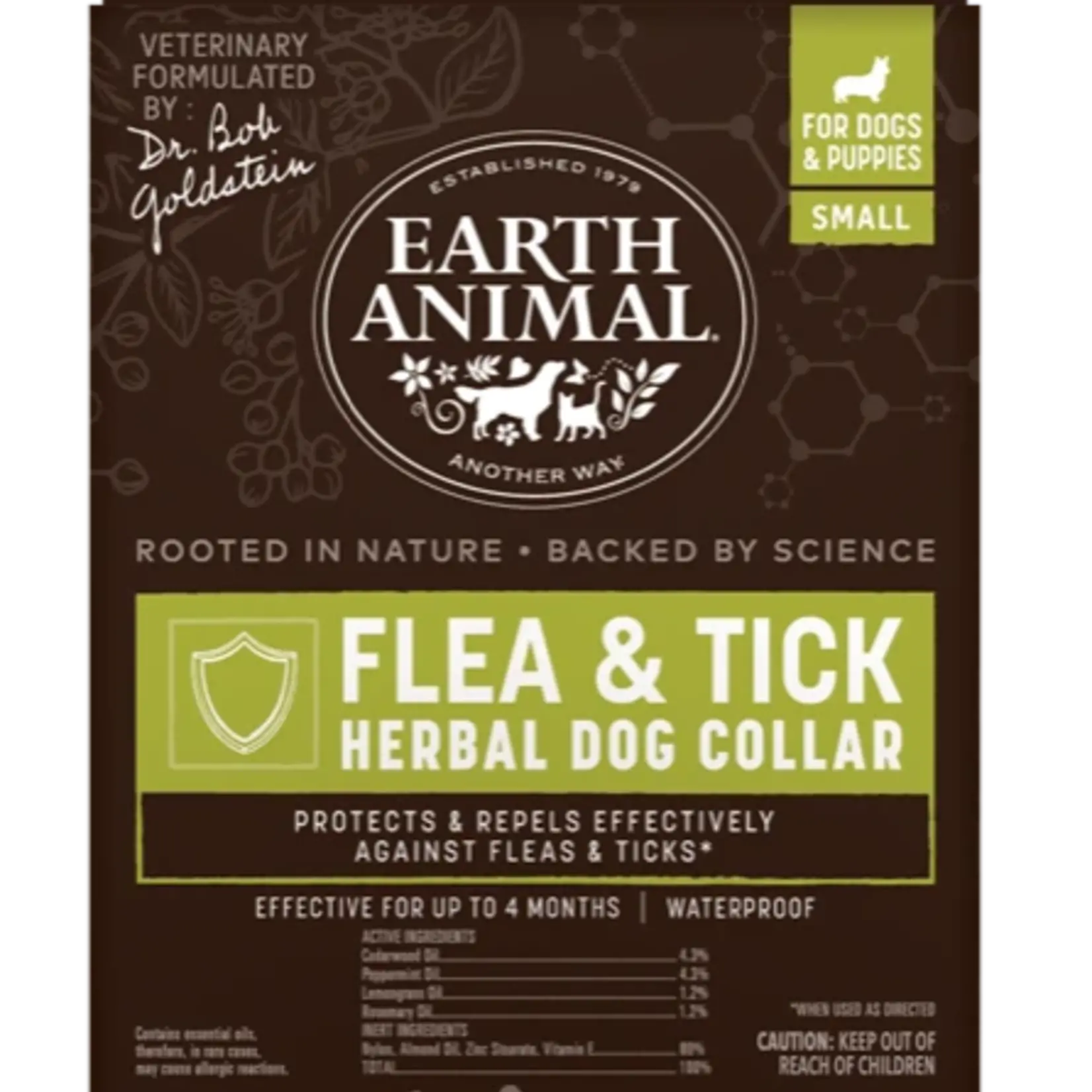 Earth Animal Earth Animal Flea & Tick Herbal Dog Collar Small Dogs & Puppies