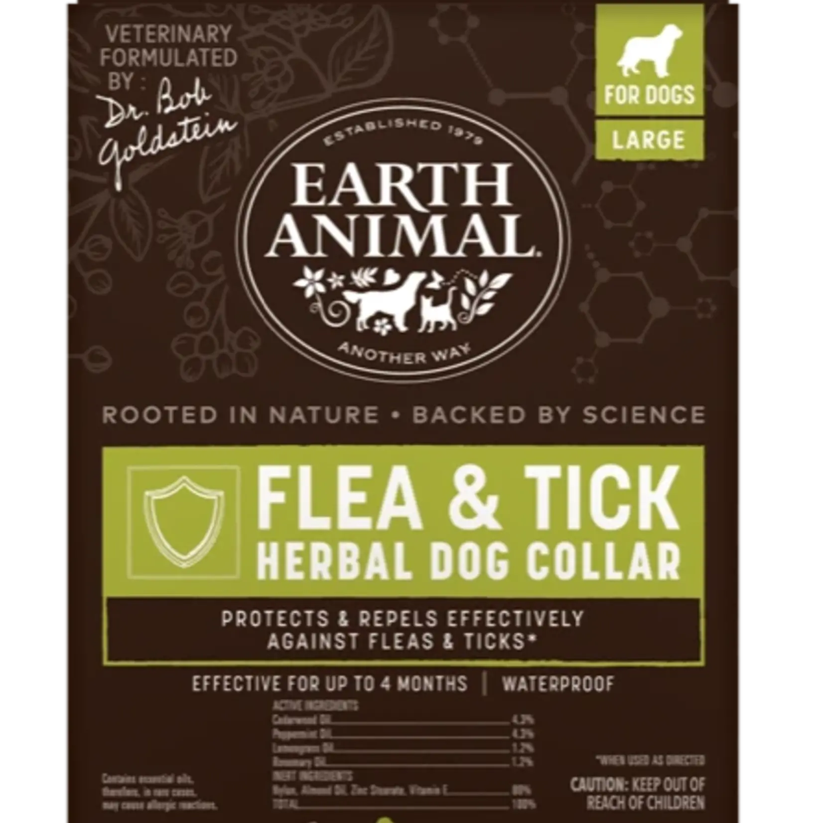 Earth Animal Earth Animal Flea & Tick Herbal Dog Collar Large