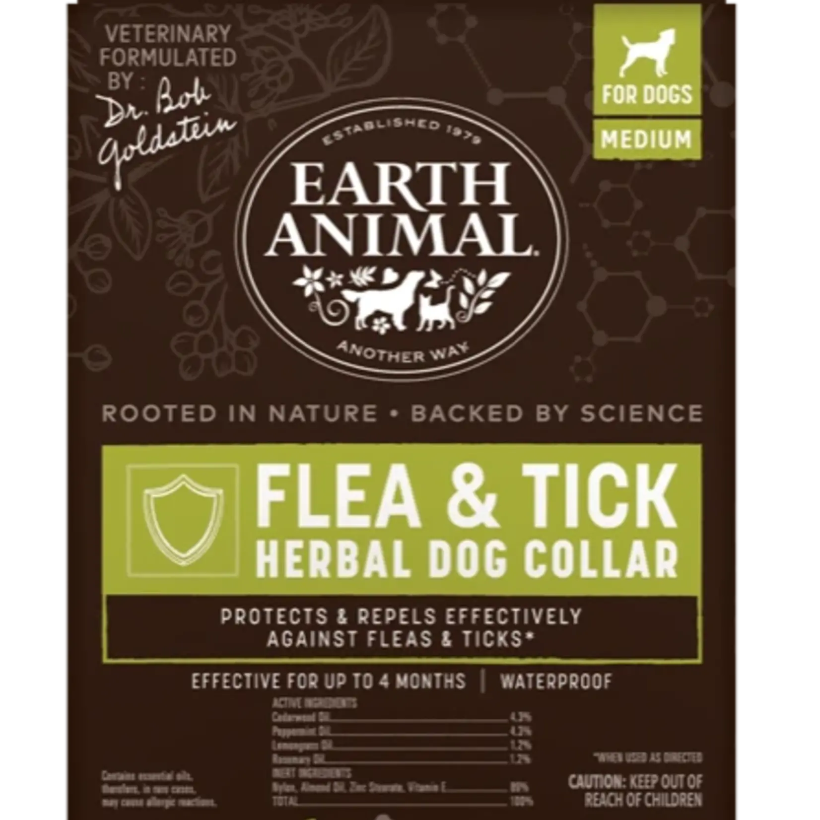 Earth Animal Earth Animal Flea & Tick Herbal Dog Collar Medium