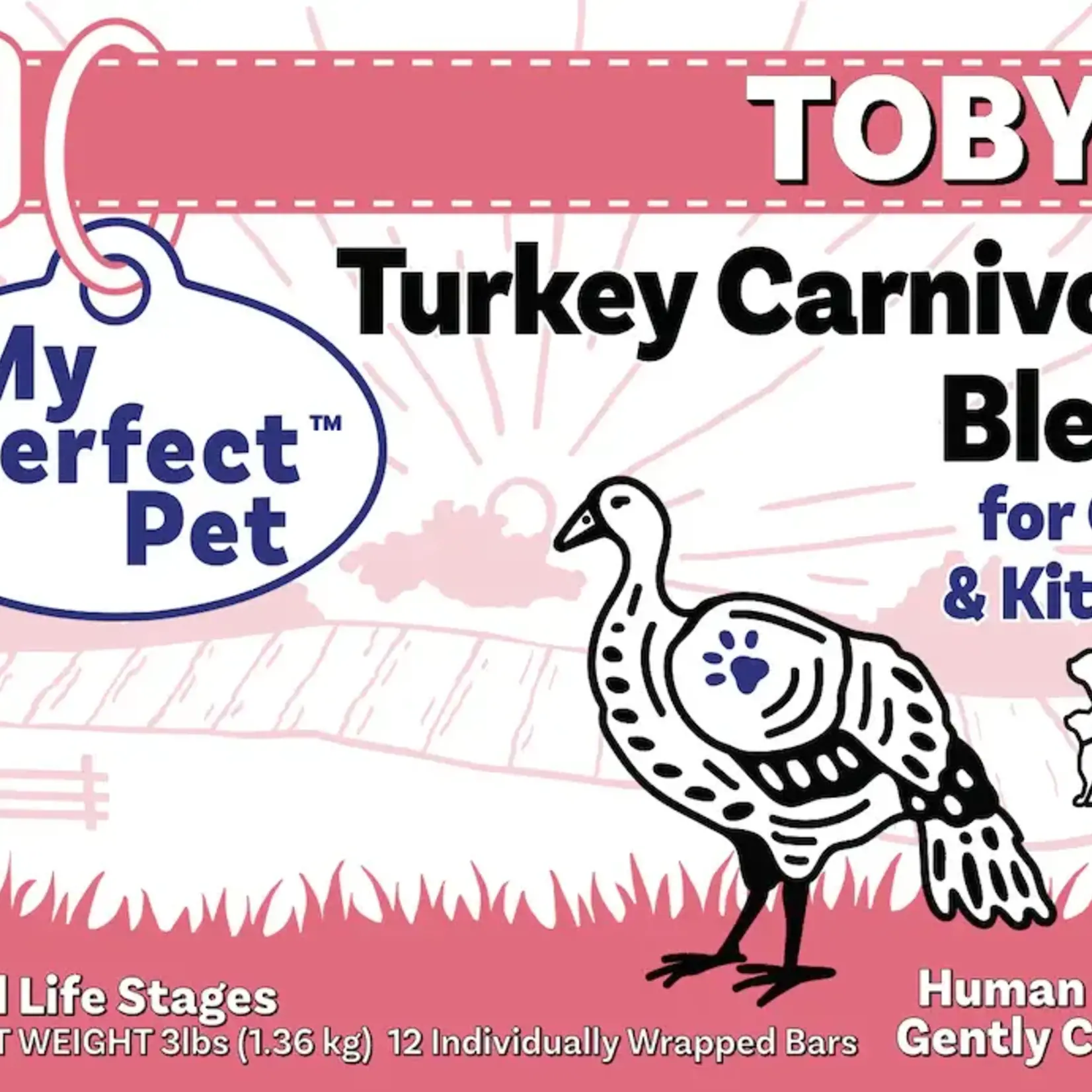 My Perfect Pet My Perfect Pet FZ Toby's Turkey Carnivore Blend for Cats 2.5#