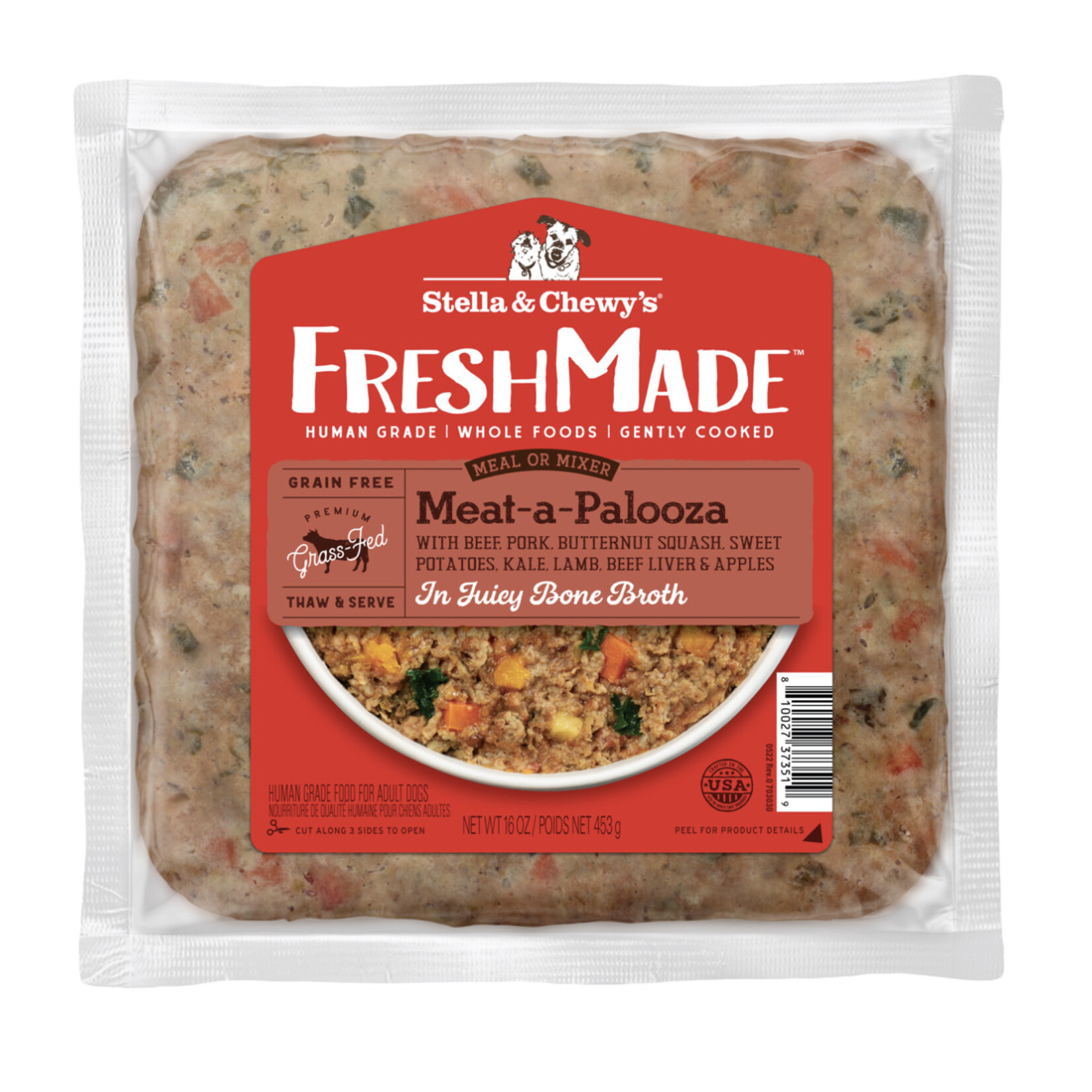 Stella & Chewy's Stella & Chewy's FZ FreshMade Meat-a-Palooza for Dogs 16 oz