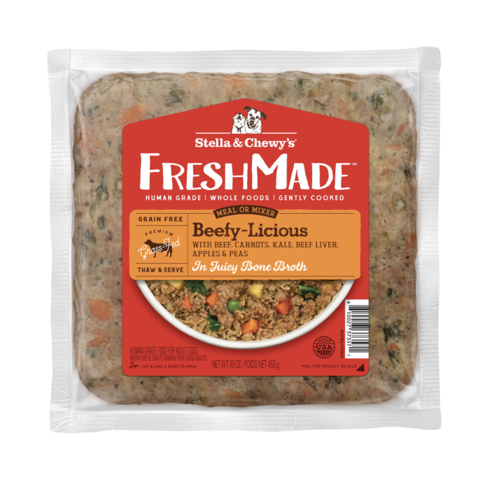 Stella & Chewy's Stella & Chewy's FZ FreshMade for Dogs Beefy-Licious 16 oz