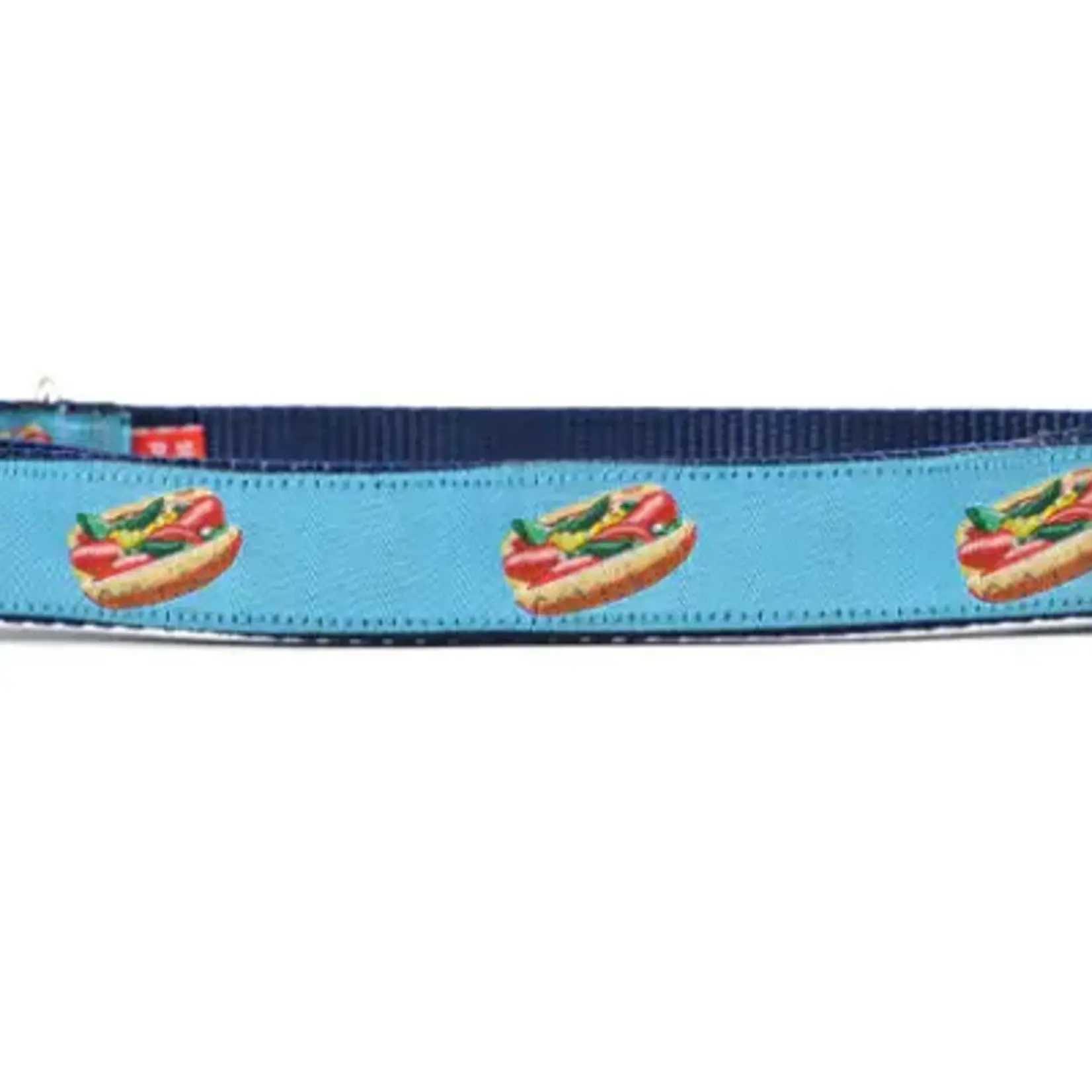 Six Point Pet Six Point Pet Chicago Hot Dog Collar Teal Large