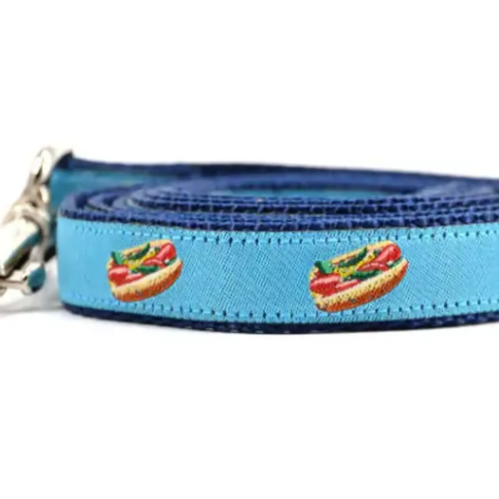 Six Point Pet Six Point Pet Chicago Hot Dog Teal Leash Small