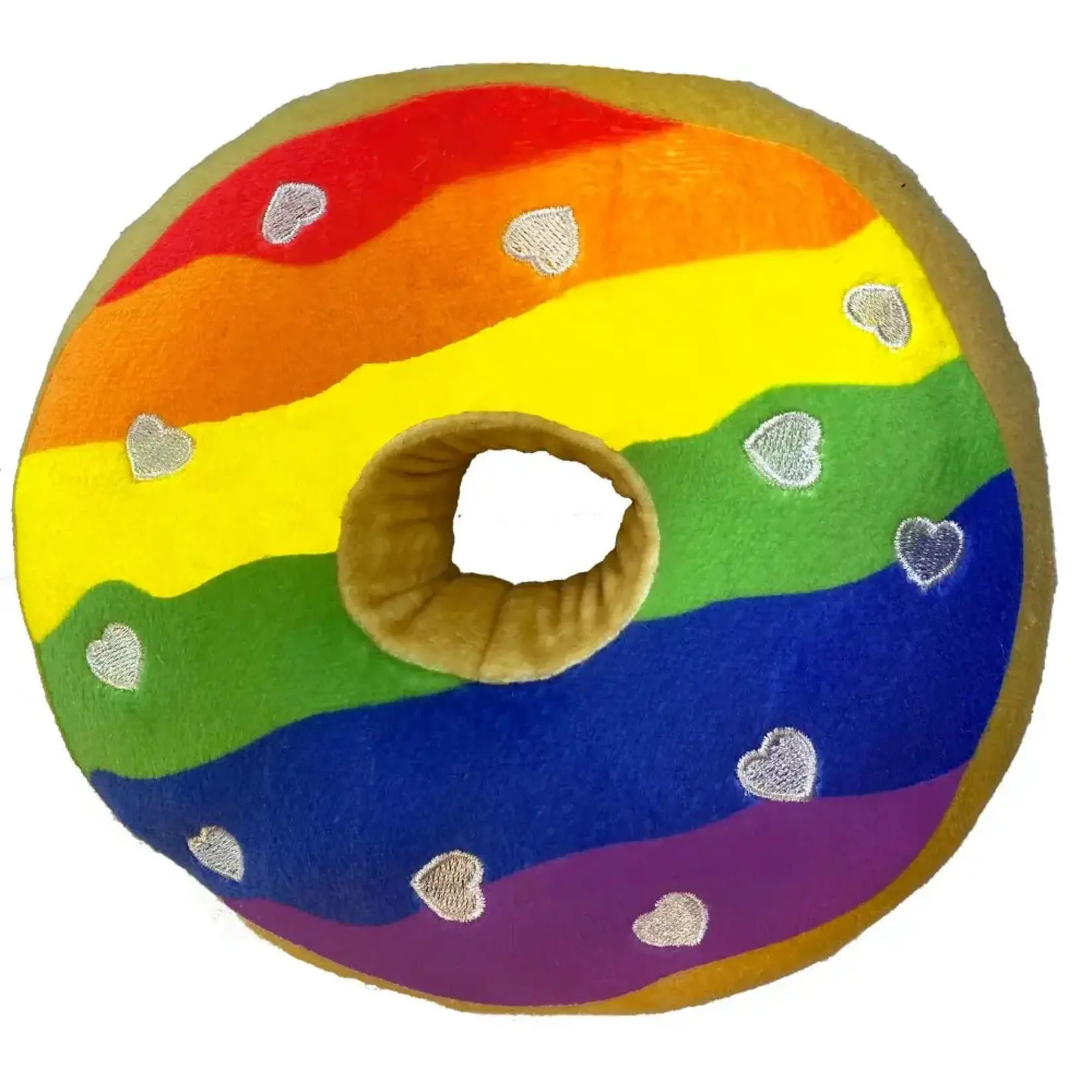 Huxley & Kent Huxley & Kent Lulubelles Power Plush Pride Donut Toy Large