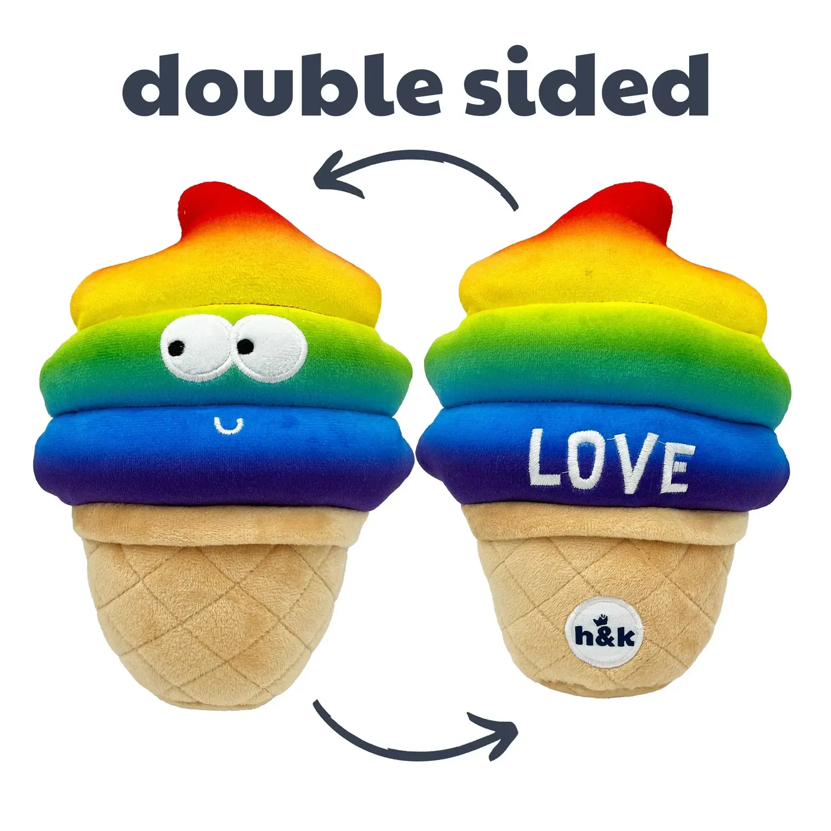 Huxley & Kent Huxley & Kent Power Plush Fro-Yo Pride Cone Small