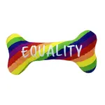 Huxley & Kent Huxley & Kent Lulubelles Power Plush Pride Equality Bone Large