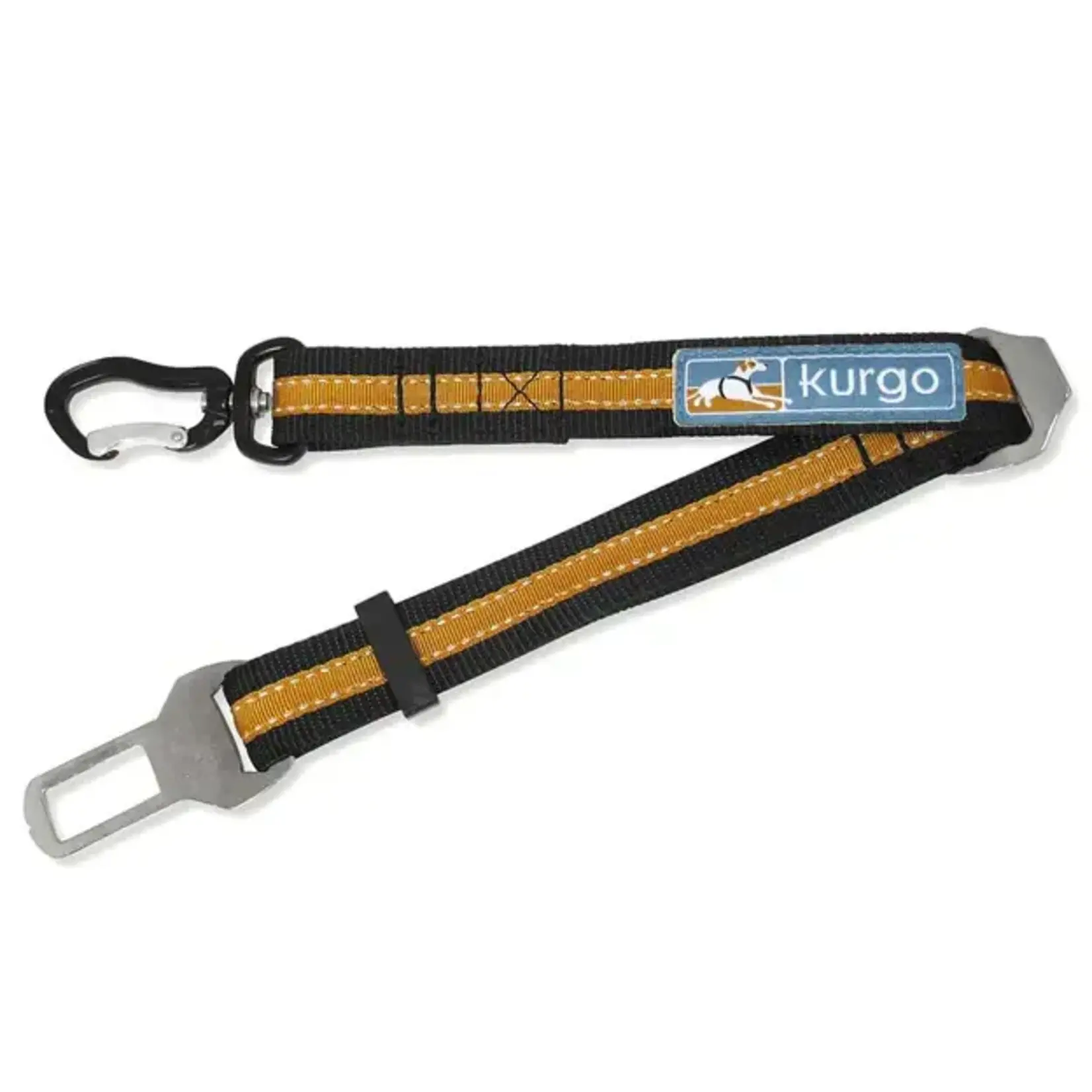 Kurgo Kurgo Direct to Seatbelt Tether Black & Orange