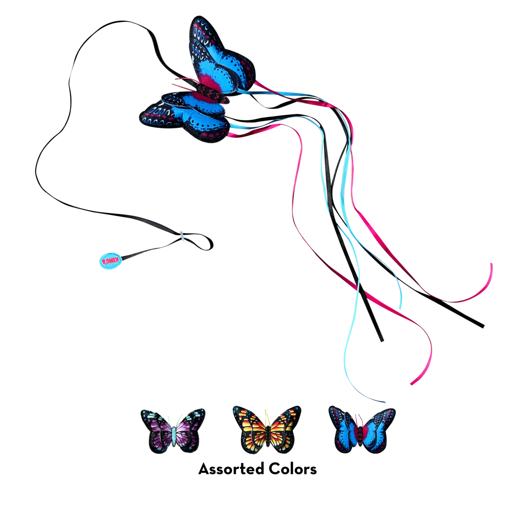 Kong Company KONG Cat Teaser Butterfly Toy Assorted Colors