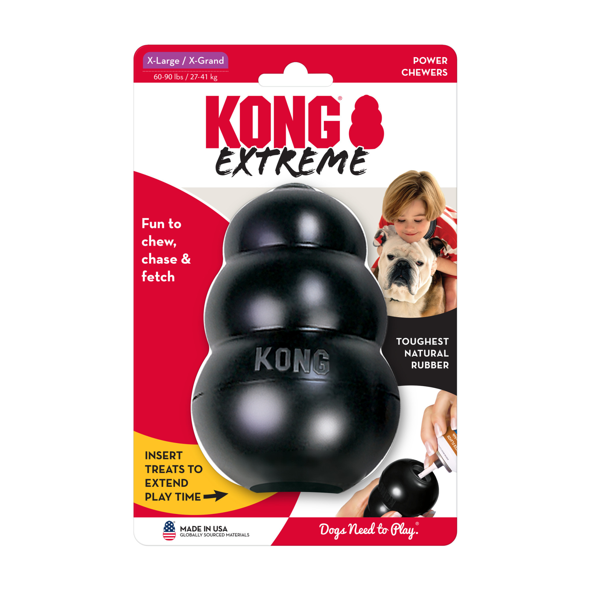 Kong Extreme Black X-Large - Ruff Haus Pets