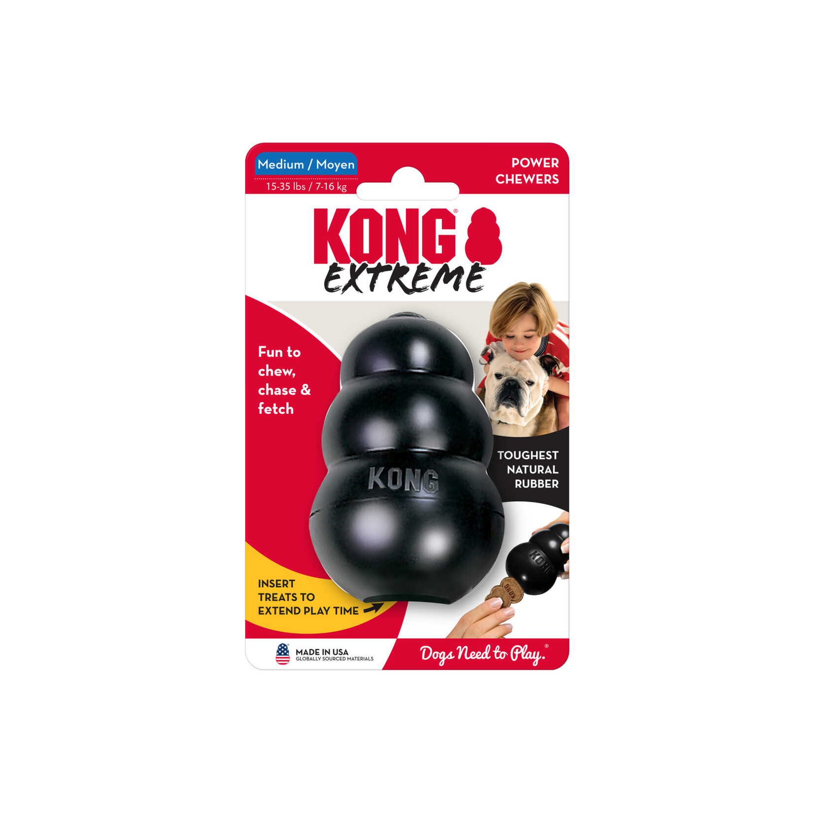 Kong Company KONG Extreme Black Medium