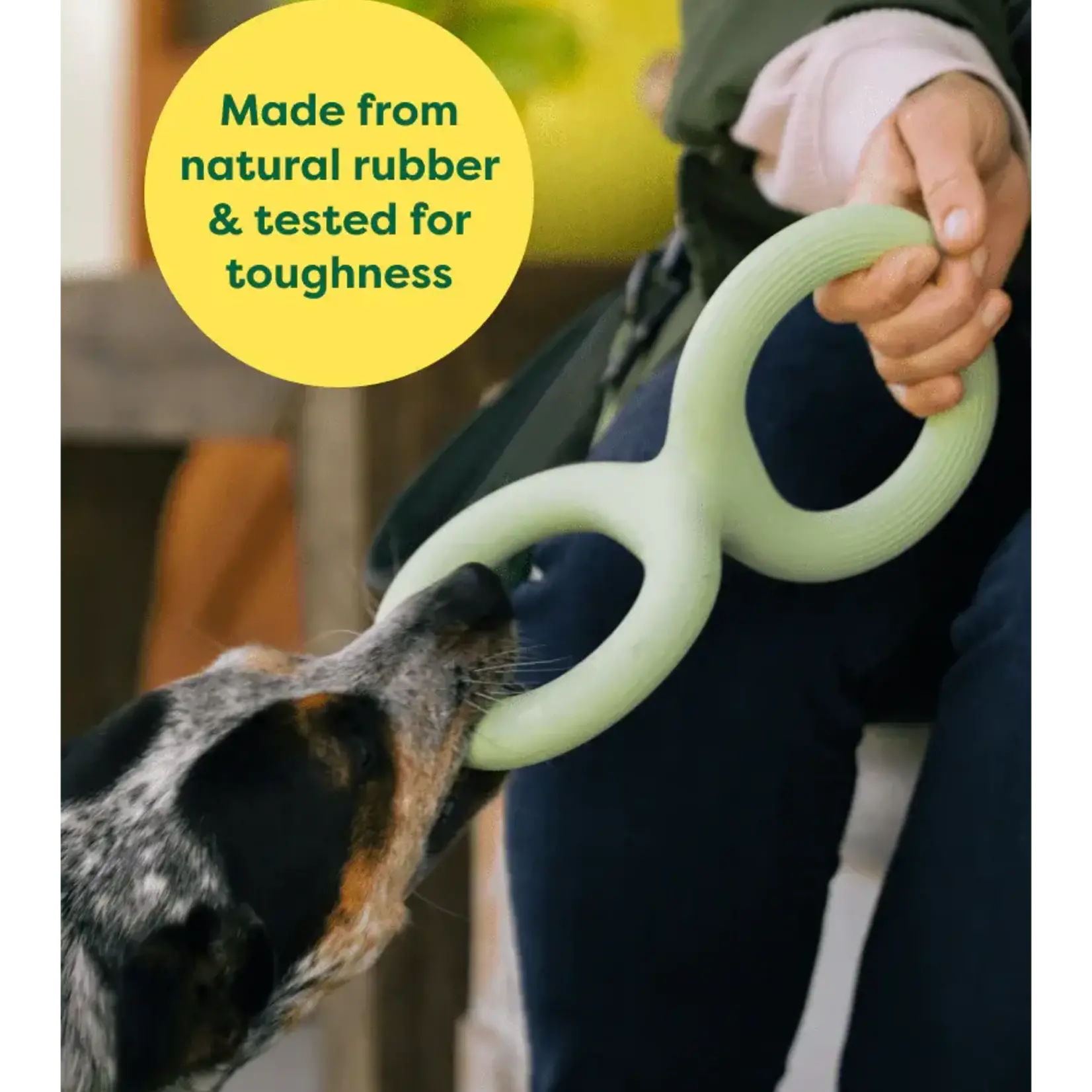 Earth Rated Earth Rated Natural Rubber Tug Toy Small