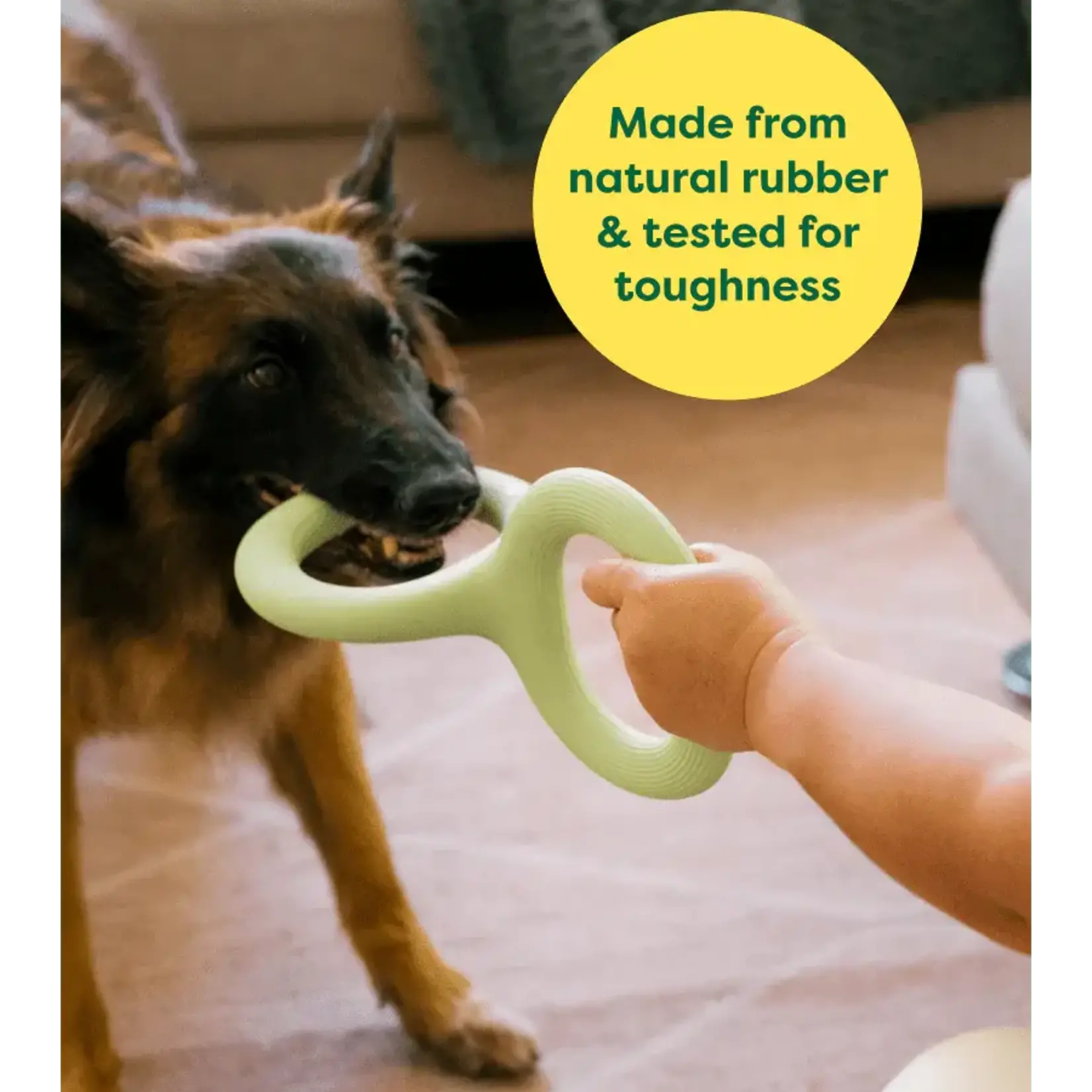 Earth Rated Earth Rated Natural Rubber Tug Toy Large