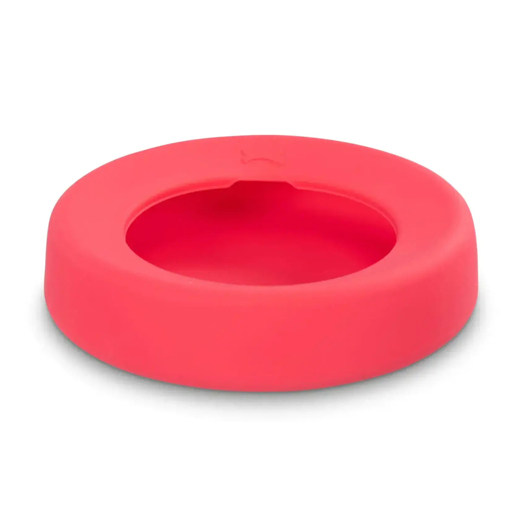 Messy Mutts Silicone Non-Spill Travel Dog Bowl Red