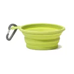 Messy Mutts Messy Mutts Silicone Collapsible Bowl, Small 1.5 cups Green