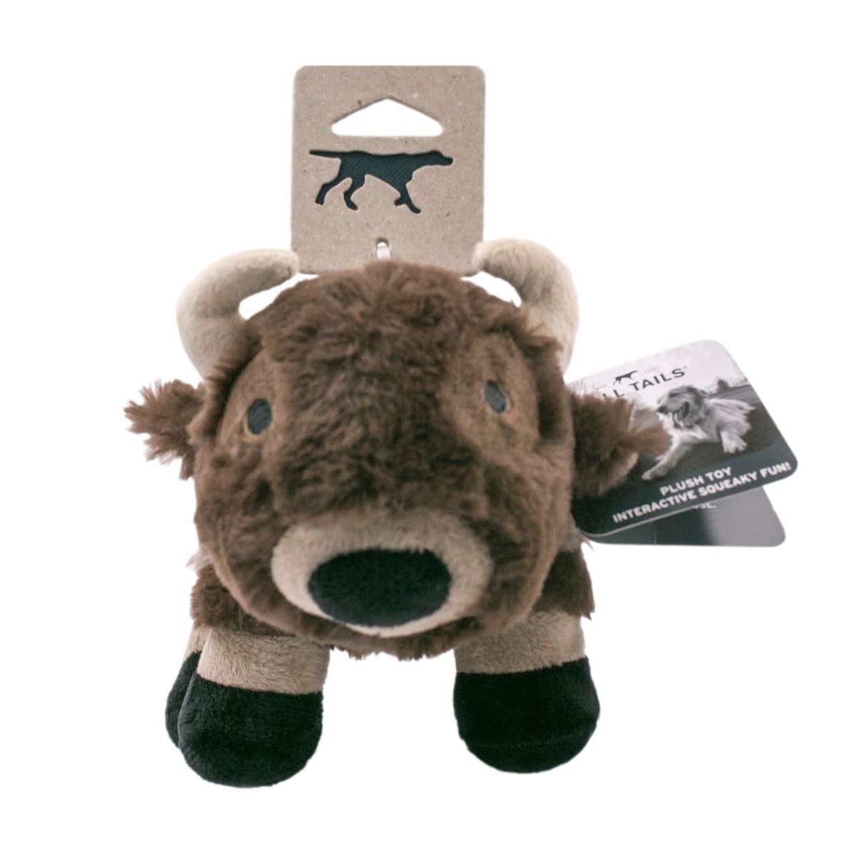 Tall Tails' Buffalo with Squeaker Toy Tall Tails' Buffalo with Squeaker Toy
