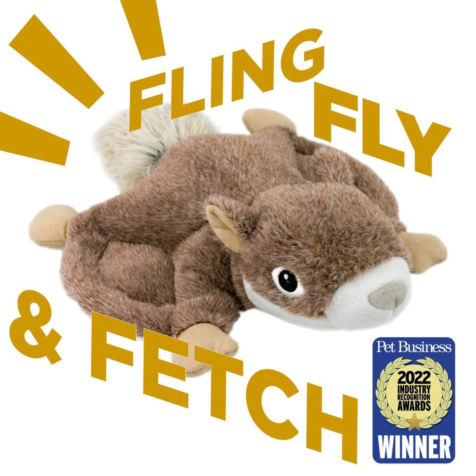 Tall Tails Tall Tails Flying Squirrel Plush Squeaker Toy
