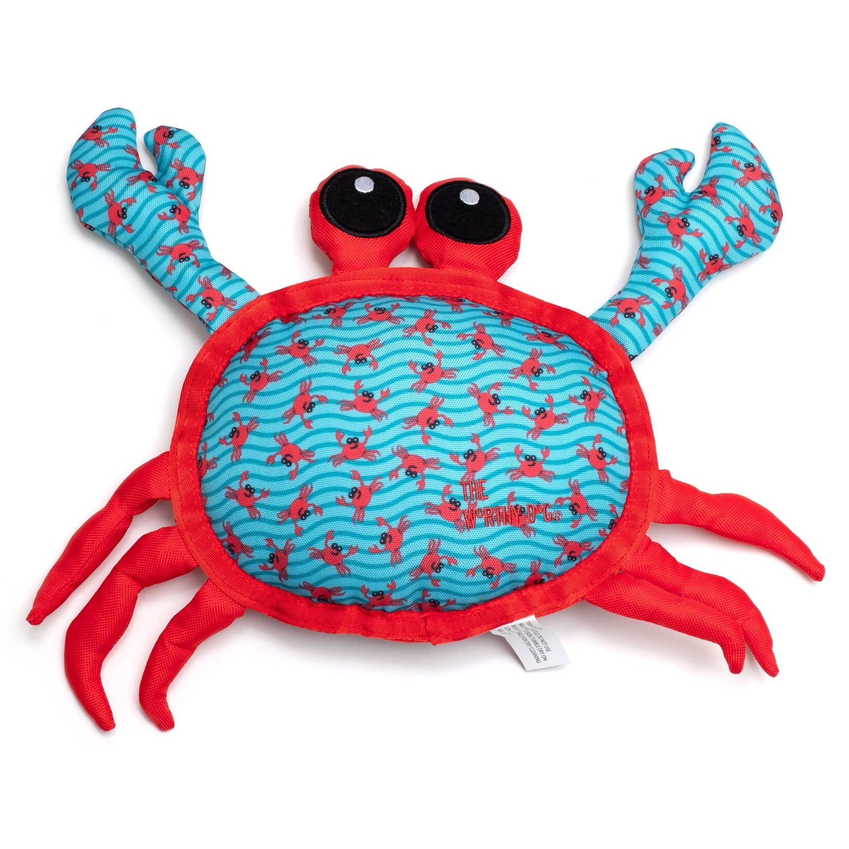 Worthy Dog The Worthy Dog Crab Plush Squeaker Toy Large