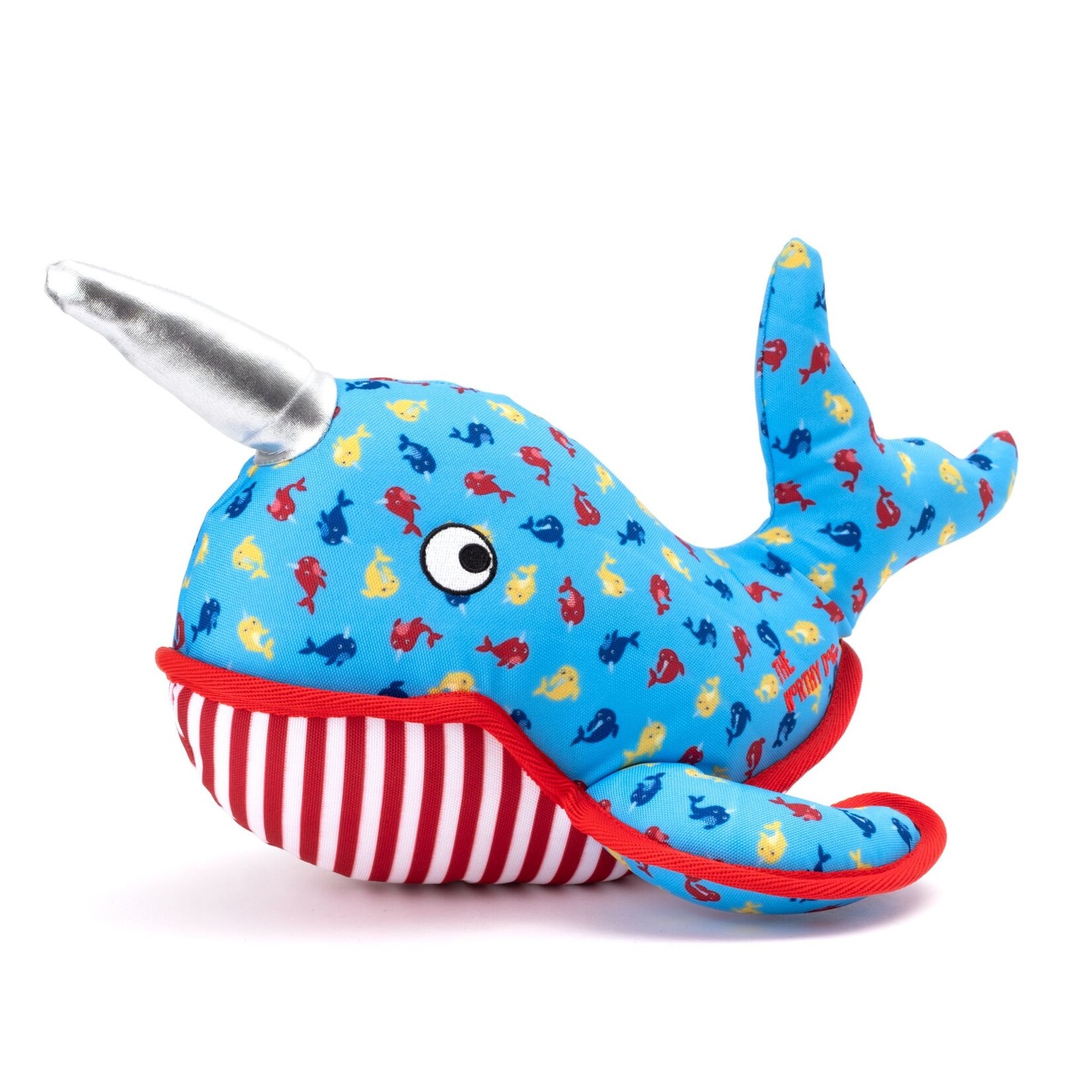 Worthy Dog Worthy Dog Narwhal Plush Squeaker Toy Small