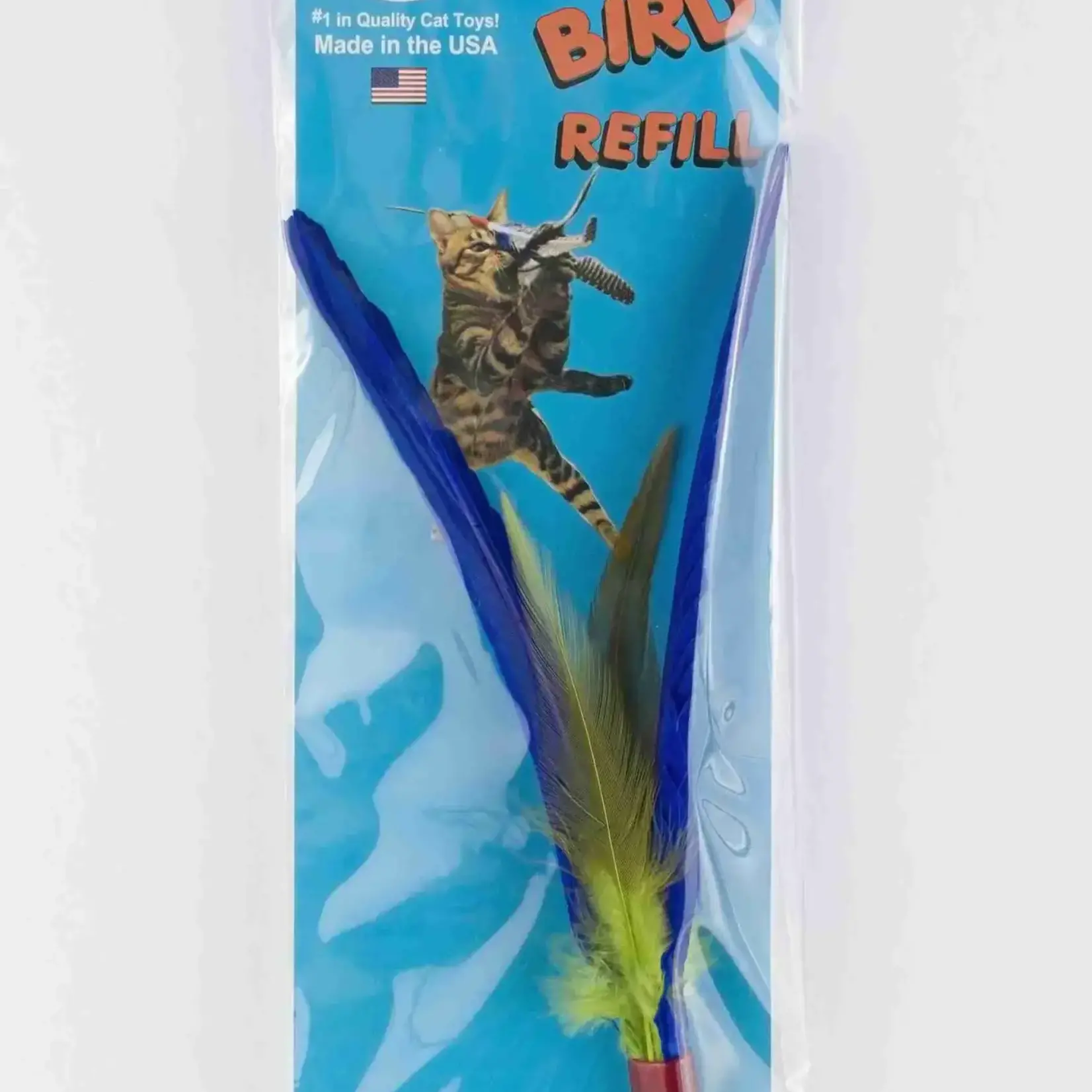 Go Cat Toys Go Cat Da Bird Refill Assorted Colors